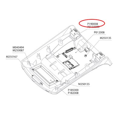 Konektor COM E50 (port RS-232)/o                                                