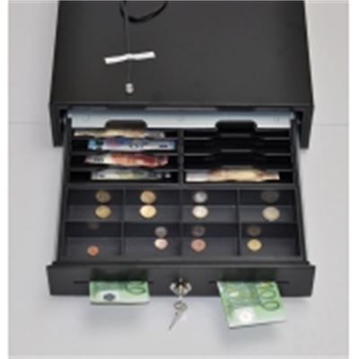 Peňažná zásuvka K-VK4102 8B/8M čier.24V                                         