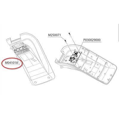 Krycí plast konektorov E80 A                                                    